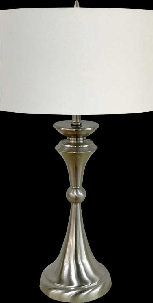 Au Courant Silver Table Lamp - Thumbnail - Image 1