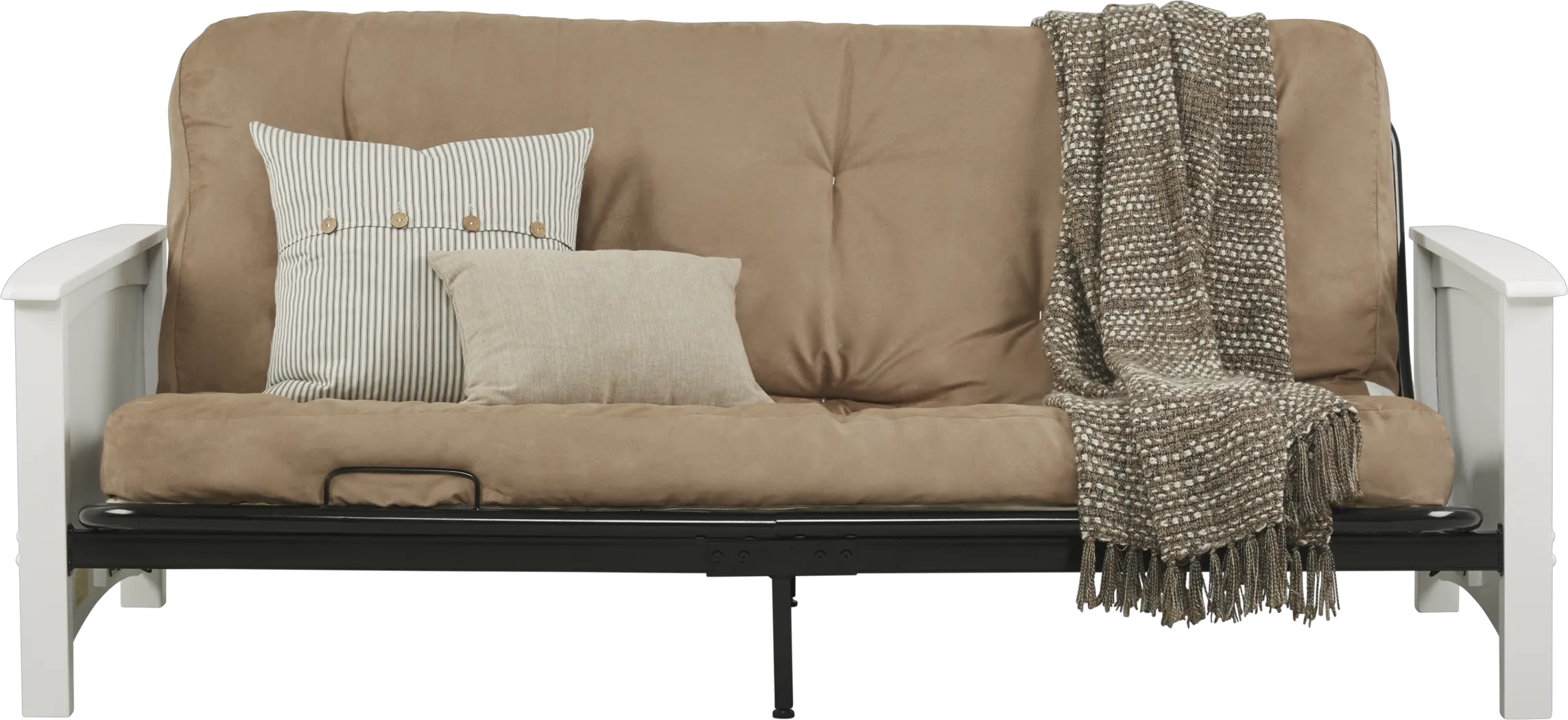 Aubert White Futon - Thumbnail - Image 2