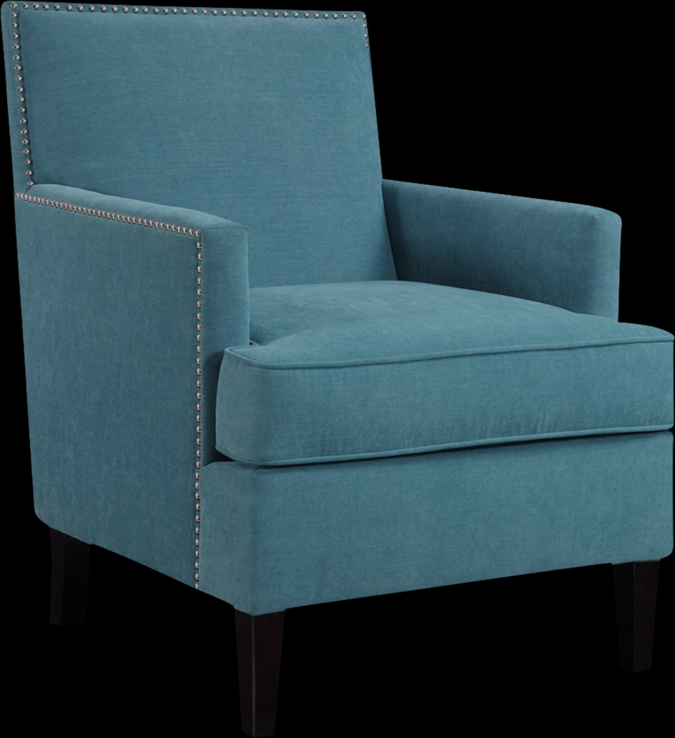 Aubinwood Blue Accent Chair - Thumbnail - Image 1