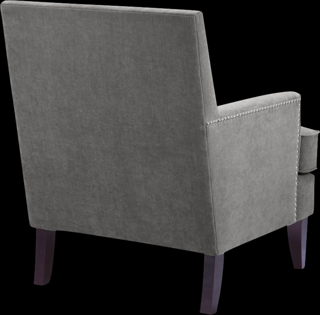 Aubinwood Gray Accent Chair - Thumbnail - Image 4