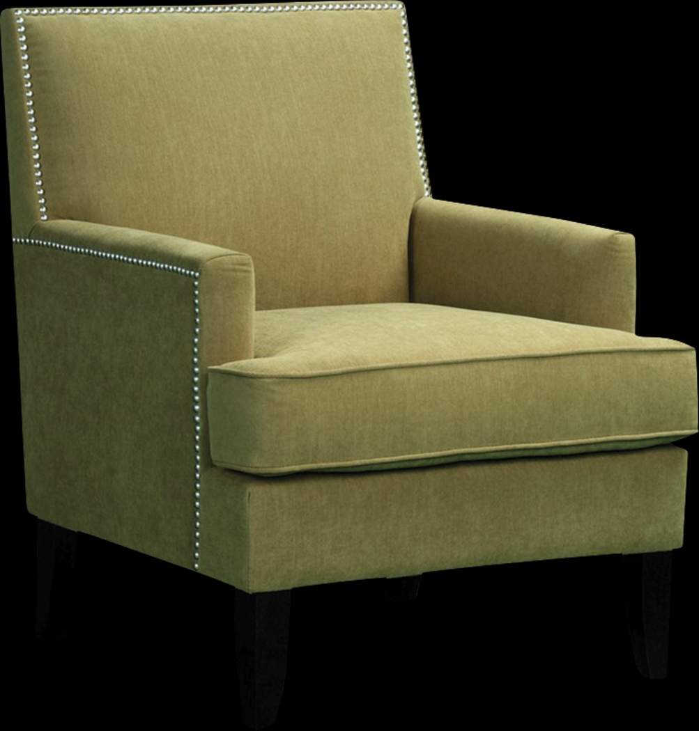 Aubinwood Green Accent Chair - Thumbnail - Image 1