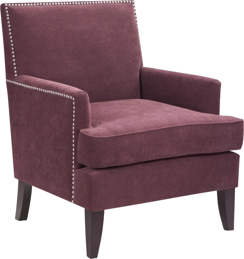 Aubinwood Purple Accent Chair - Thumbnail - Image 1