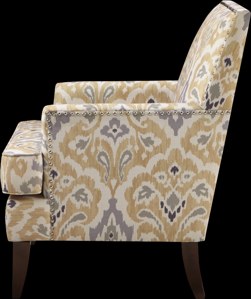 Aubinwood Yellow Accent Chair - Thumbnail - Image 2
