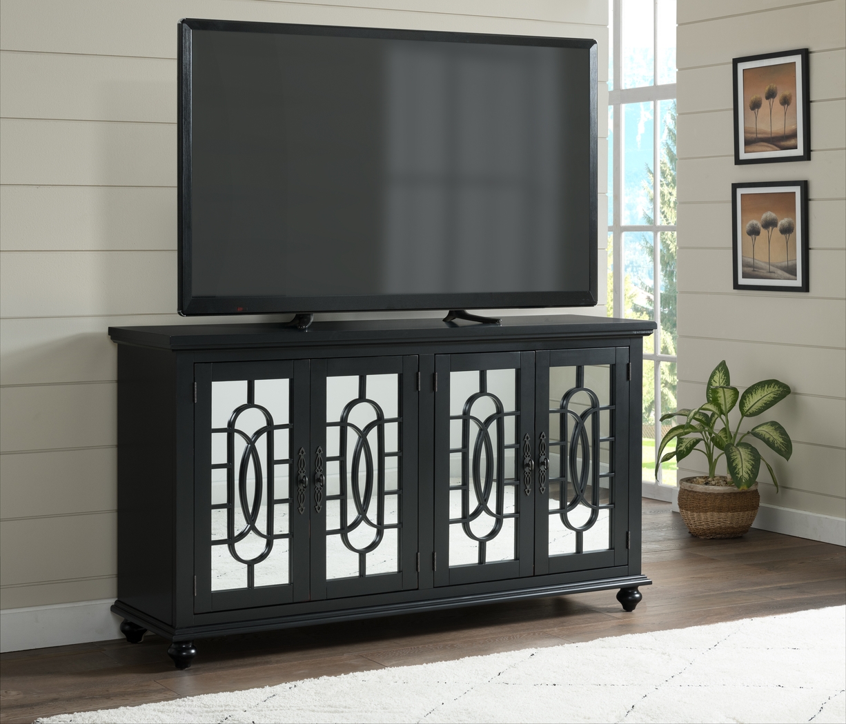 Aubry Black Credenza - Thumbnail - Image 4
