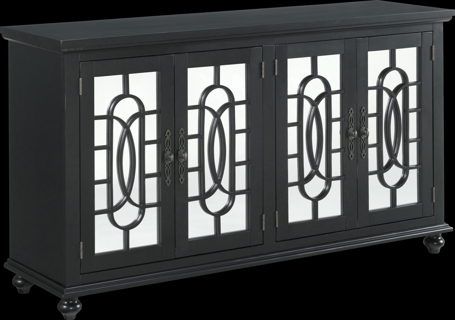 Aubry Black Credenza - Thumbnail - Image 1