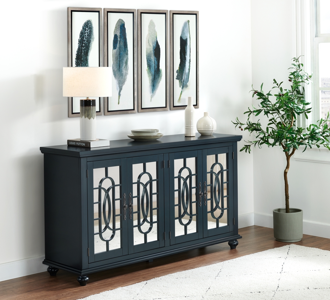 Aubry Blue Credenza - Thumbnail - Image 10