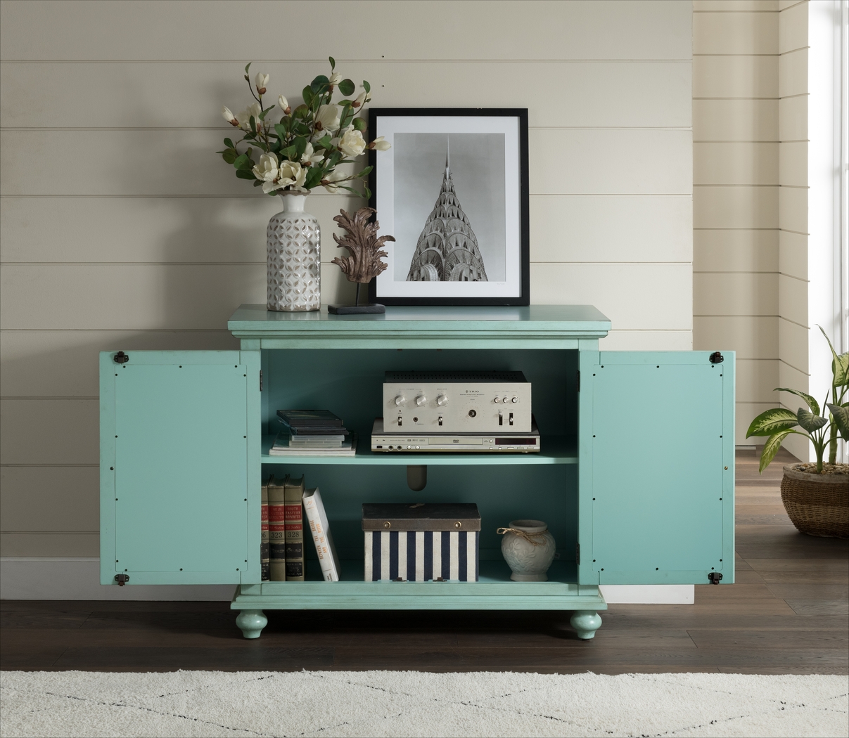 Aubry Seafoam Accent Cabinet - Thumbnail - Image 6