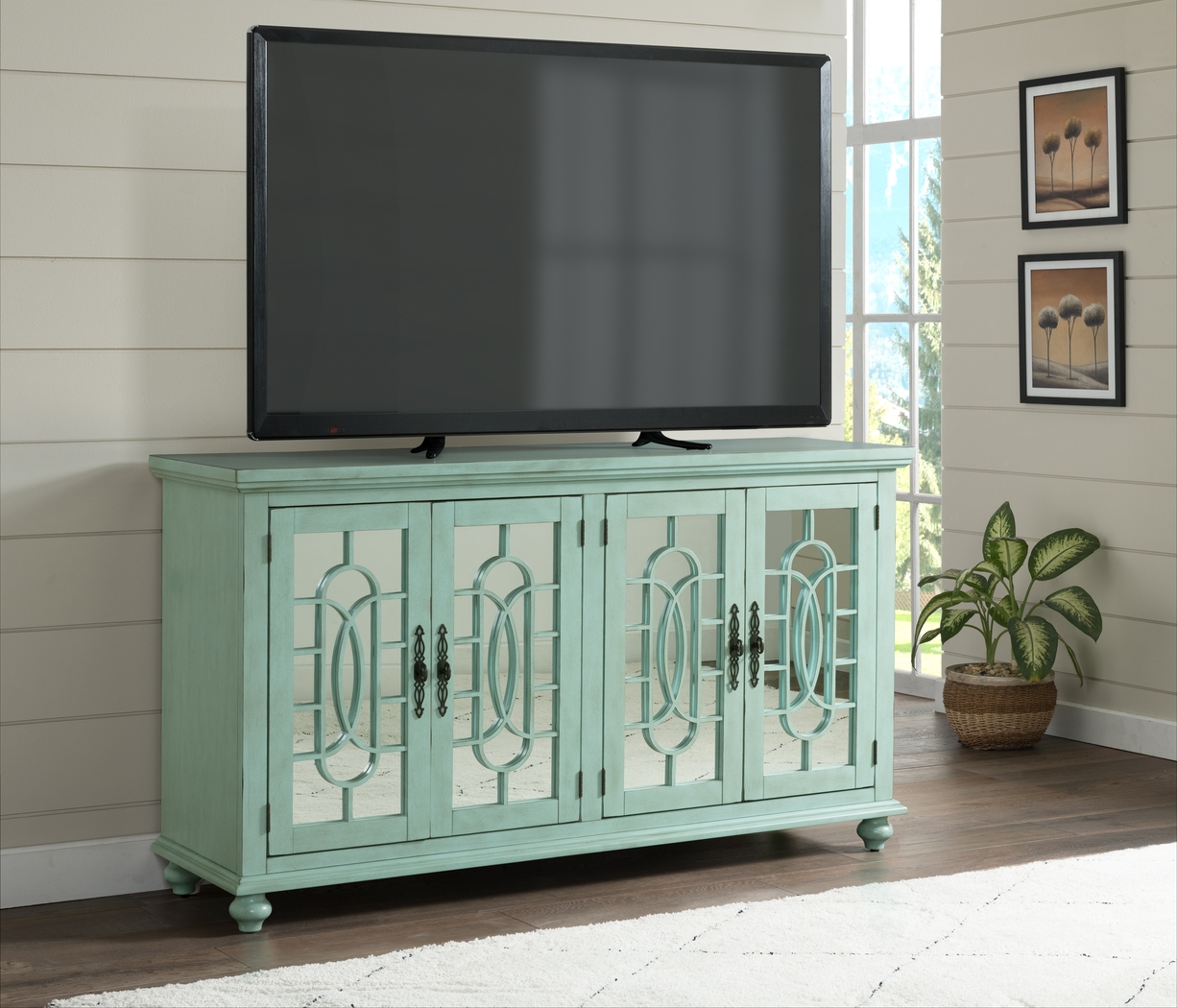 Aubry Seafoam Credenza - Thumbnail - Image 3