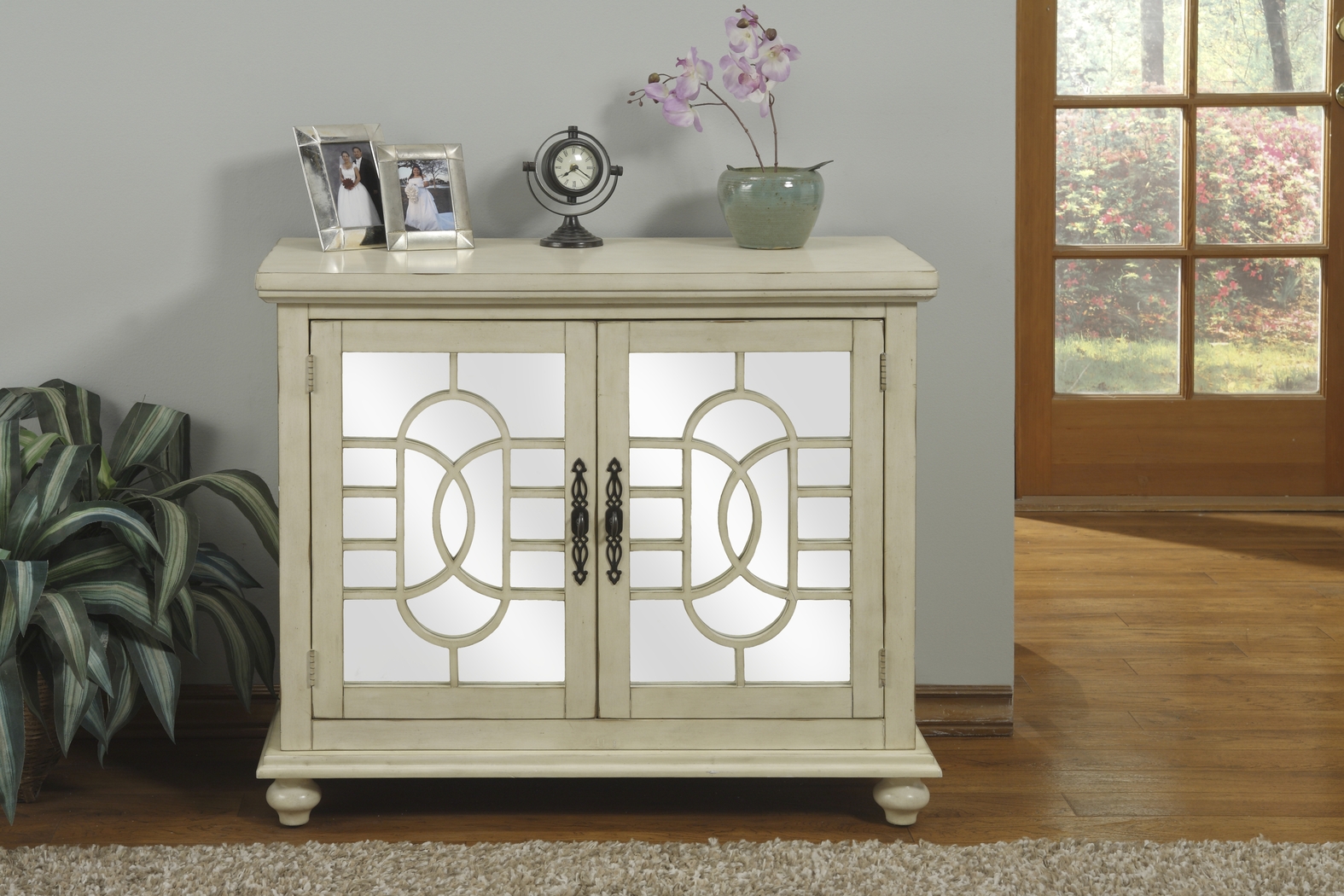 Aubry White Accent Cabinet - Thumbnail - Image 2