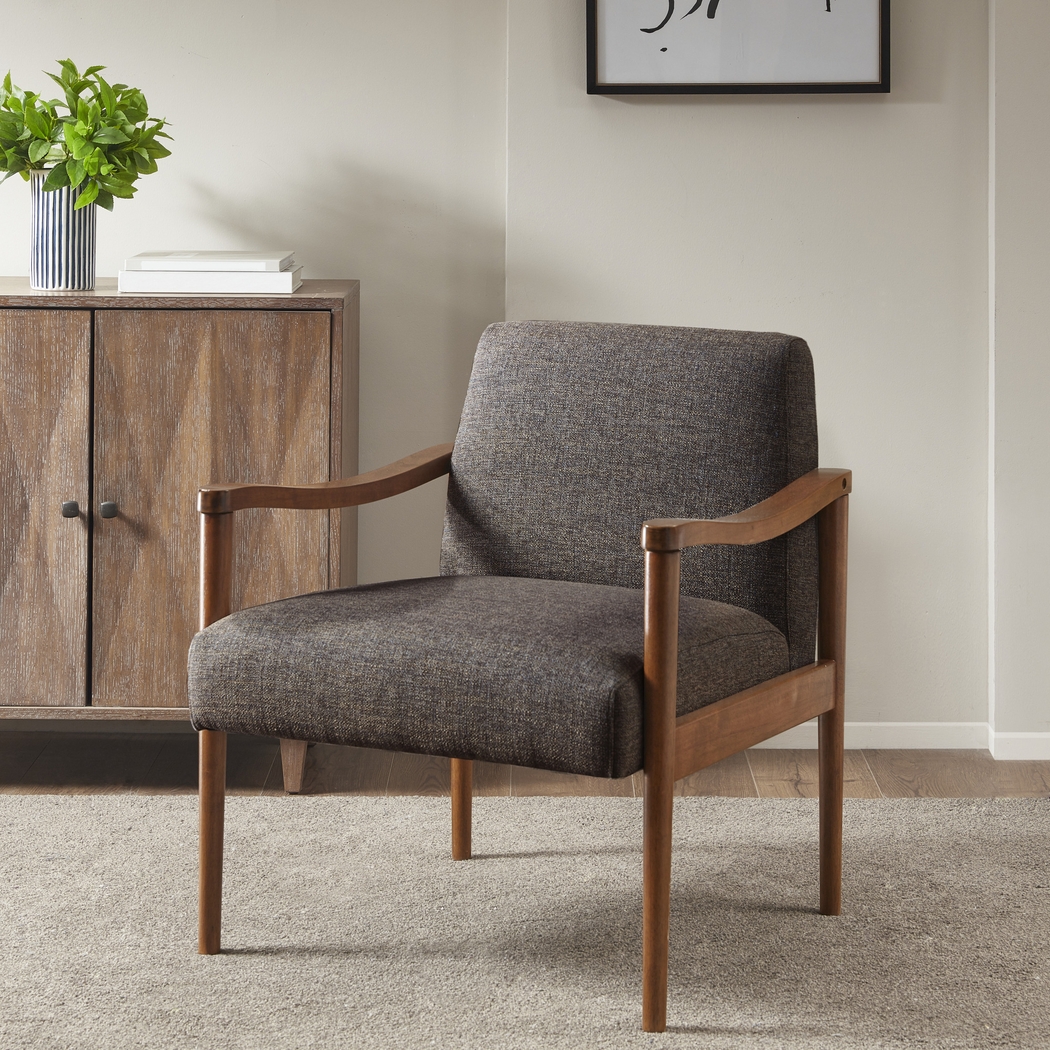 Auburnhill Brown Accent Chair - Thumbnail - Image 7