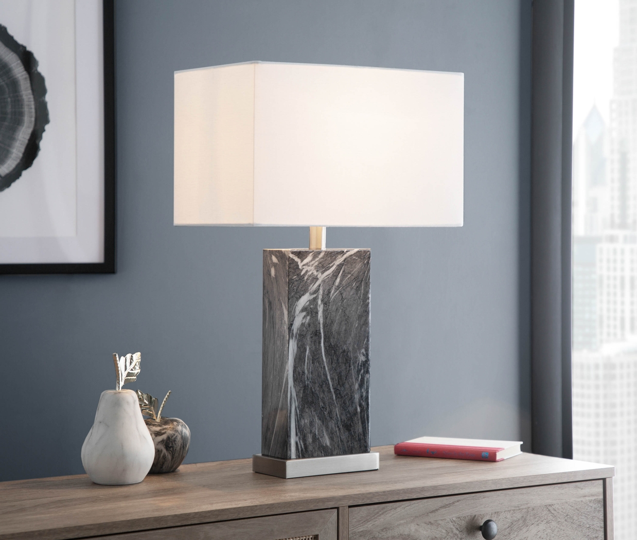 Audane Black Table Lamp - Thumbnail - Image 8