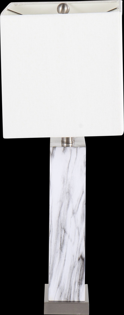 Audane White Table Lamp - Thumbnail - Image 2