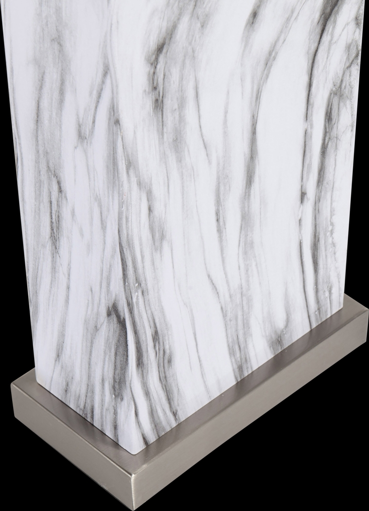 Audane White Table Lamp - Thumbnail - Image 4