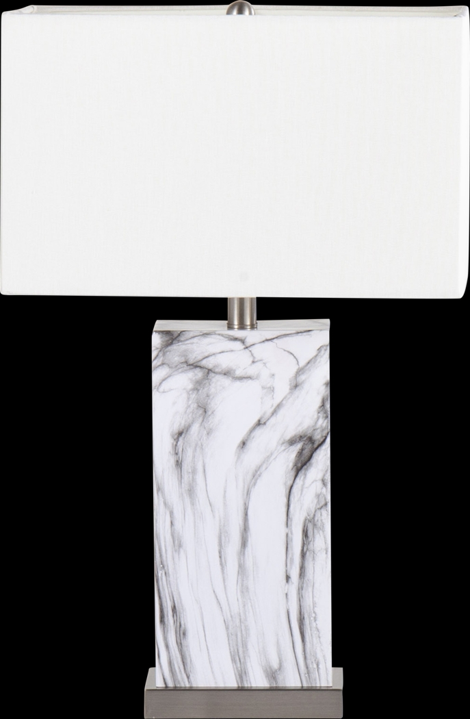 Audane White Table Lamp - Thumbnail - Image 5