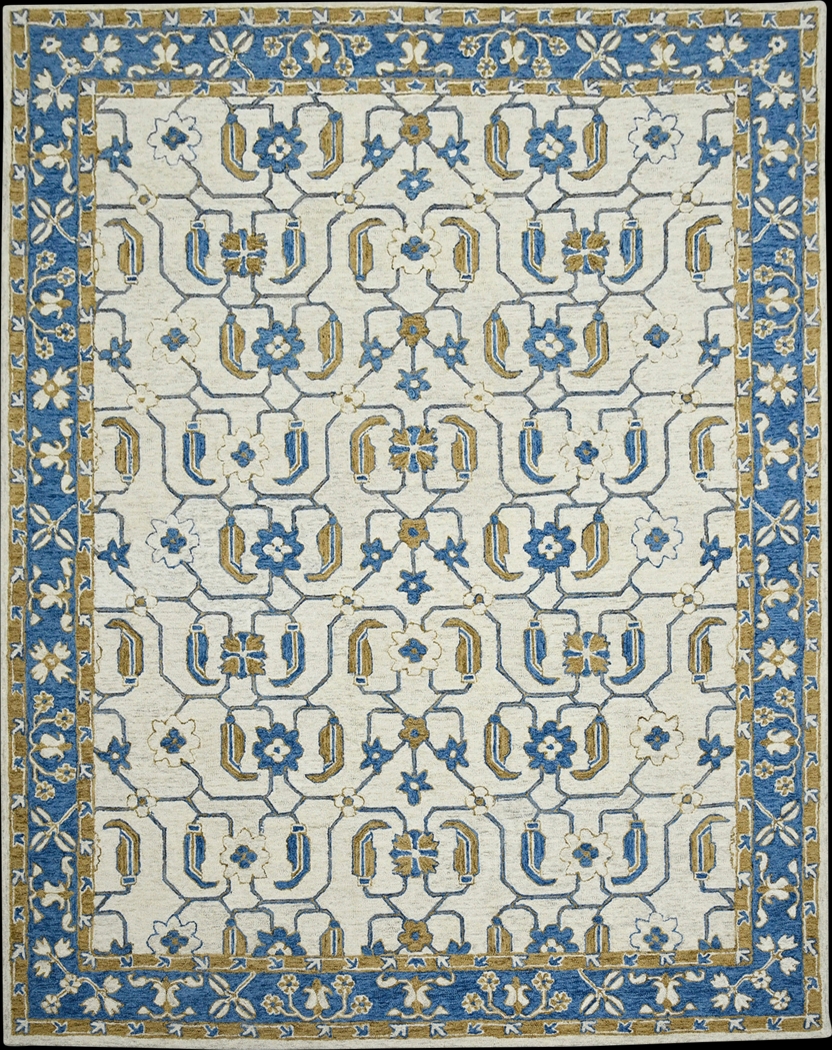 Aude Blue 8' x 10' Rug - Thumbnail - Image 1