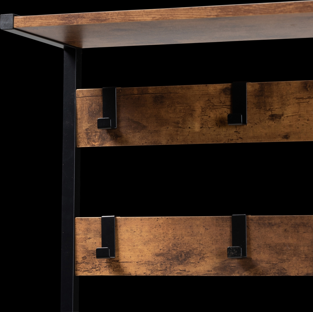 Audobon Brown Coat Rack - Thumbnail - Image 4