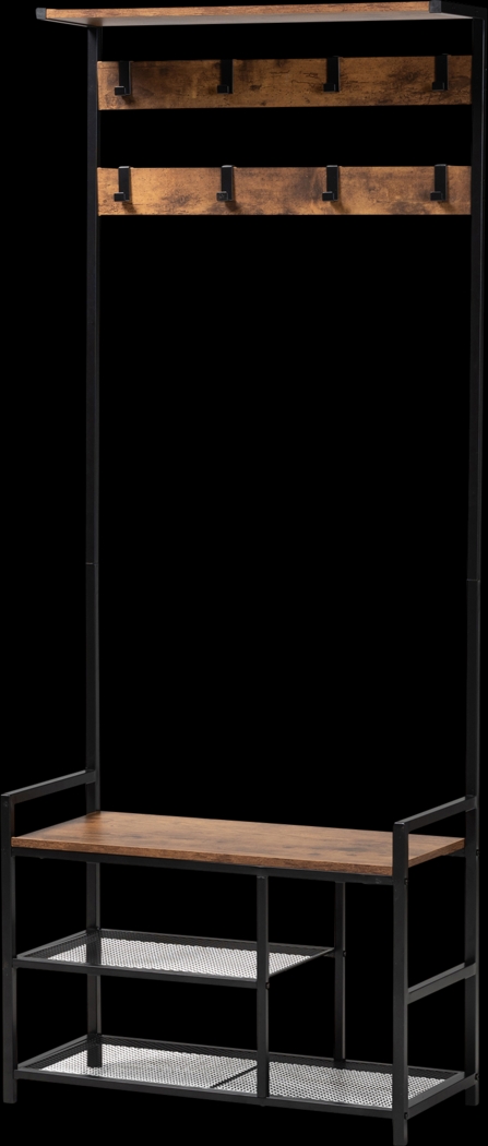 Audobon Brown Coat Rack - Thumbnail - Image 1