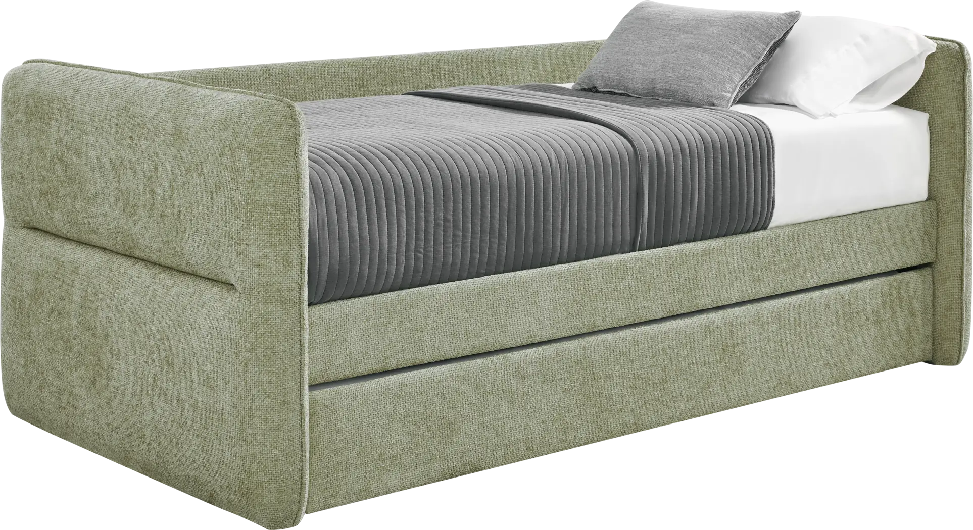 Audra Place Green Daybed with Trundle - Thumbnail - Image 1