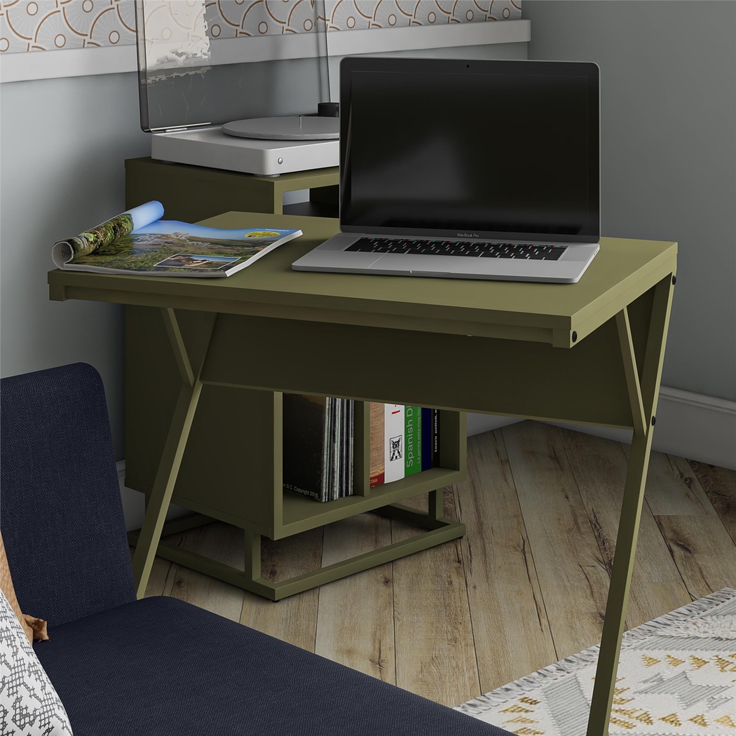 Audrad Olive Accent Table - Thumbnail - Image 4