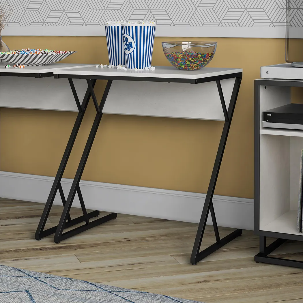 Audrad White Accent Table - Thumbnail - Image 2