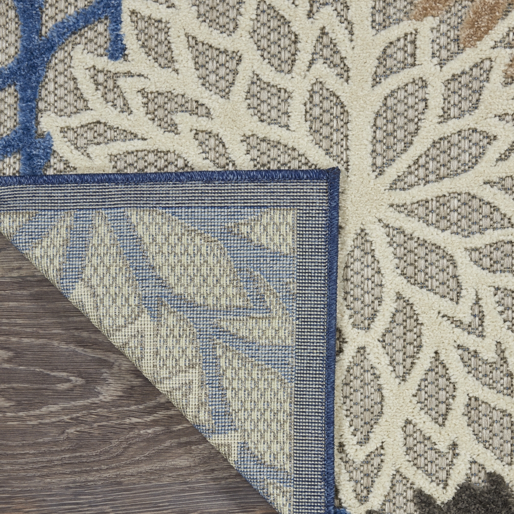 Audry Blue 5' x 8' Indoor/Outdoor Rug - Thumbnail - Image 5