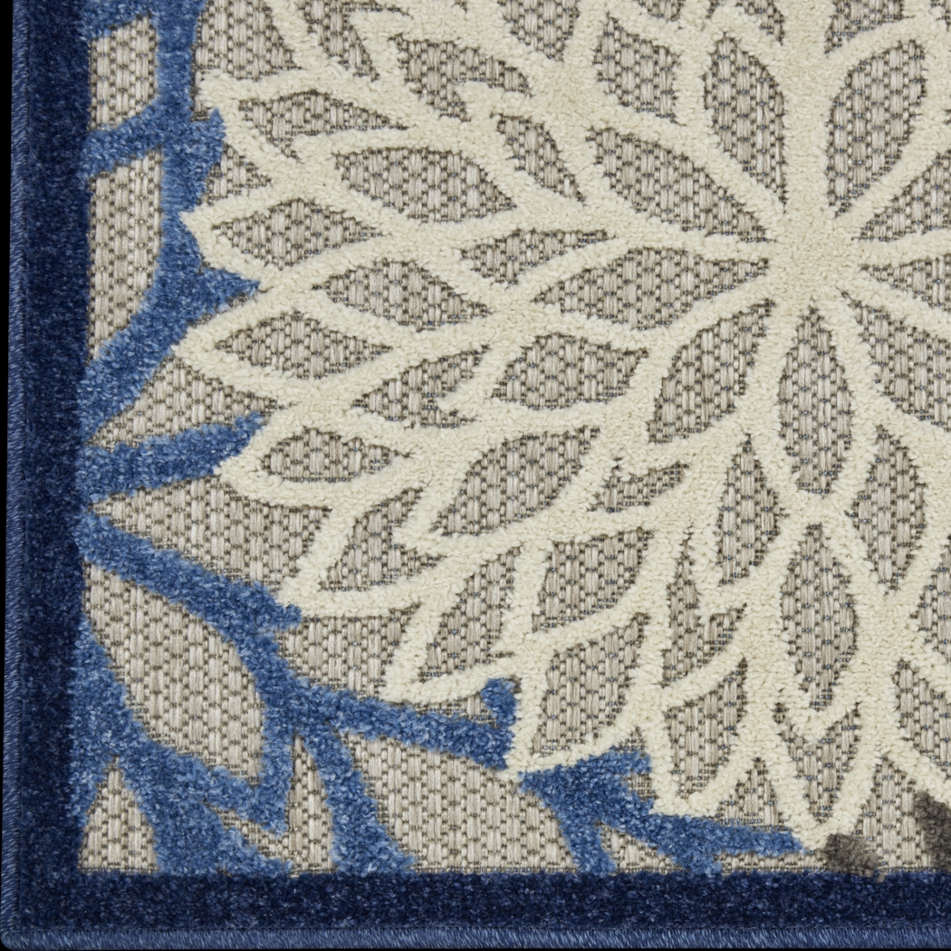 Audry Blue 5' x 8' Indoor/Outdoor Rug - Thumbnail - Image 6