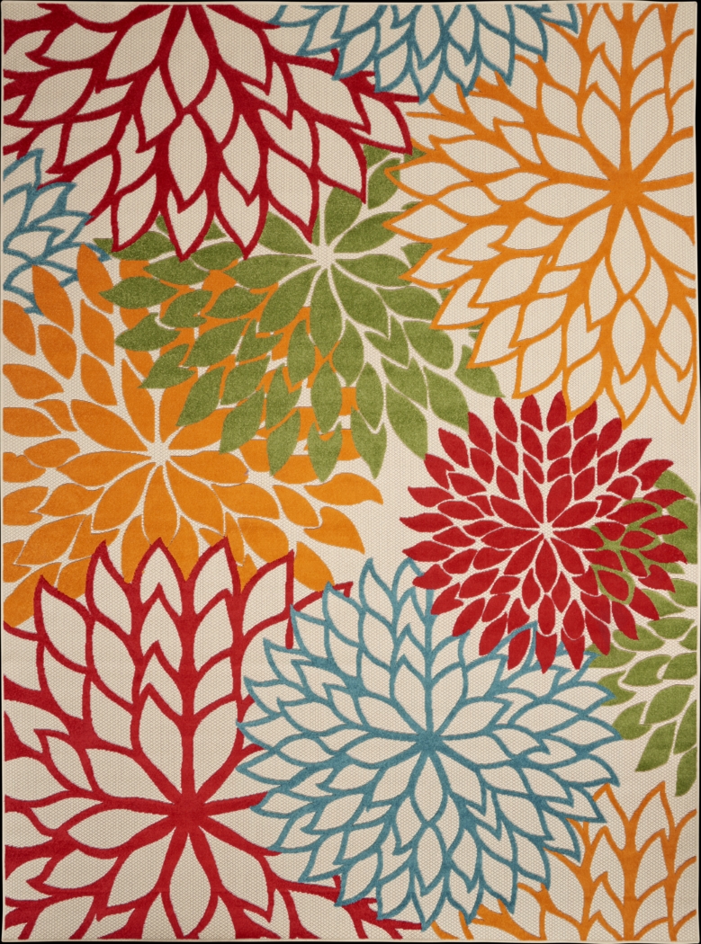 Audry Green 5' x 8' Indoor/Outdoor Rug - Thumbnail - Image 1