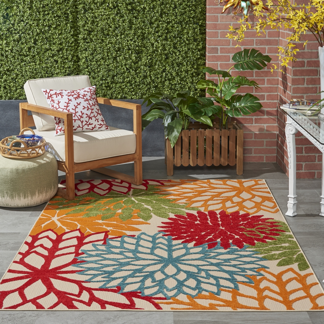 Audry Green 8' x 11' Indoor/Outdoor Rug - Thumbnail - Image 11