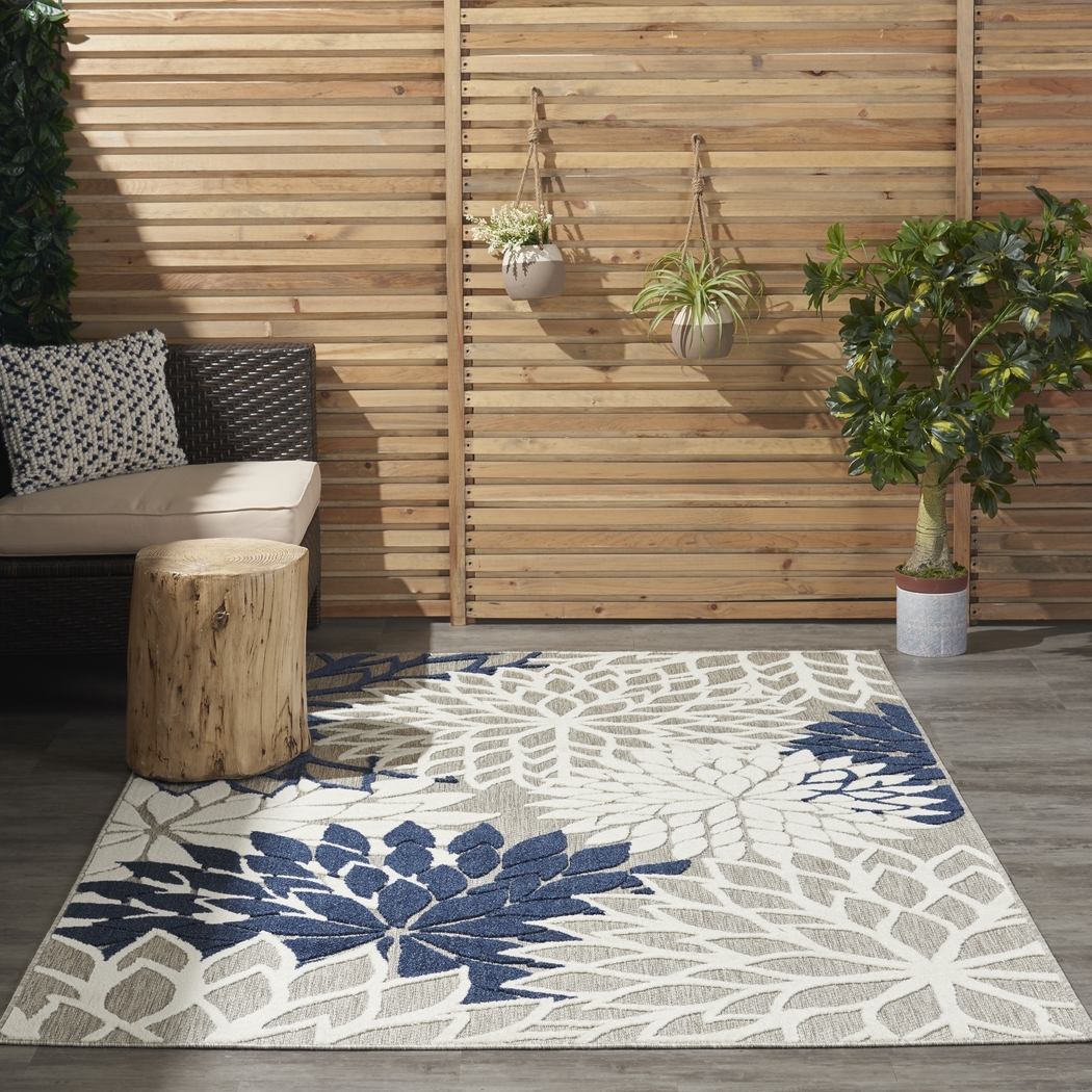 Audry Ivory 5' x 8' Indoor/Outdoor Rug - Thumbnail - Image 10