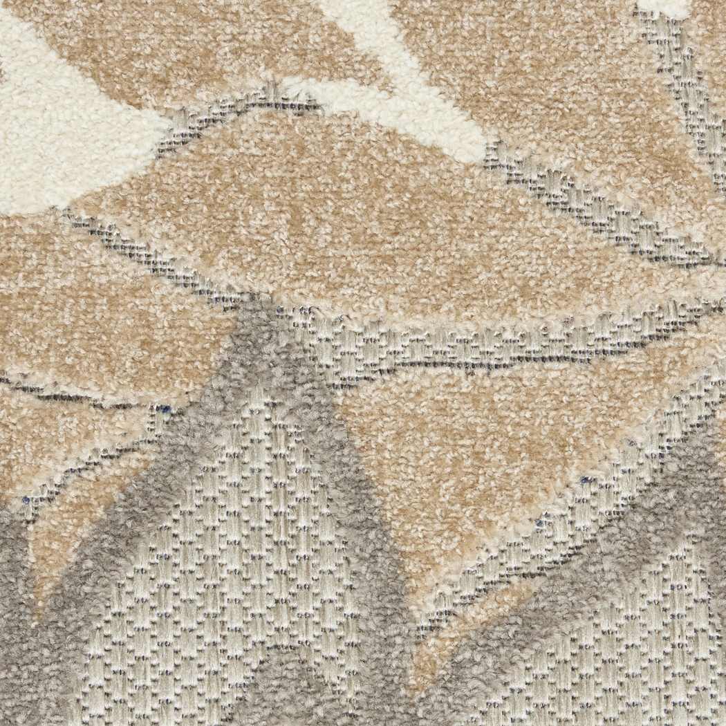 Audry Natural 5' x 8' Indoor/Outdoor Rug - Thumbnail - Image 4