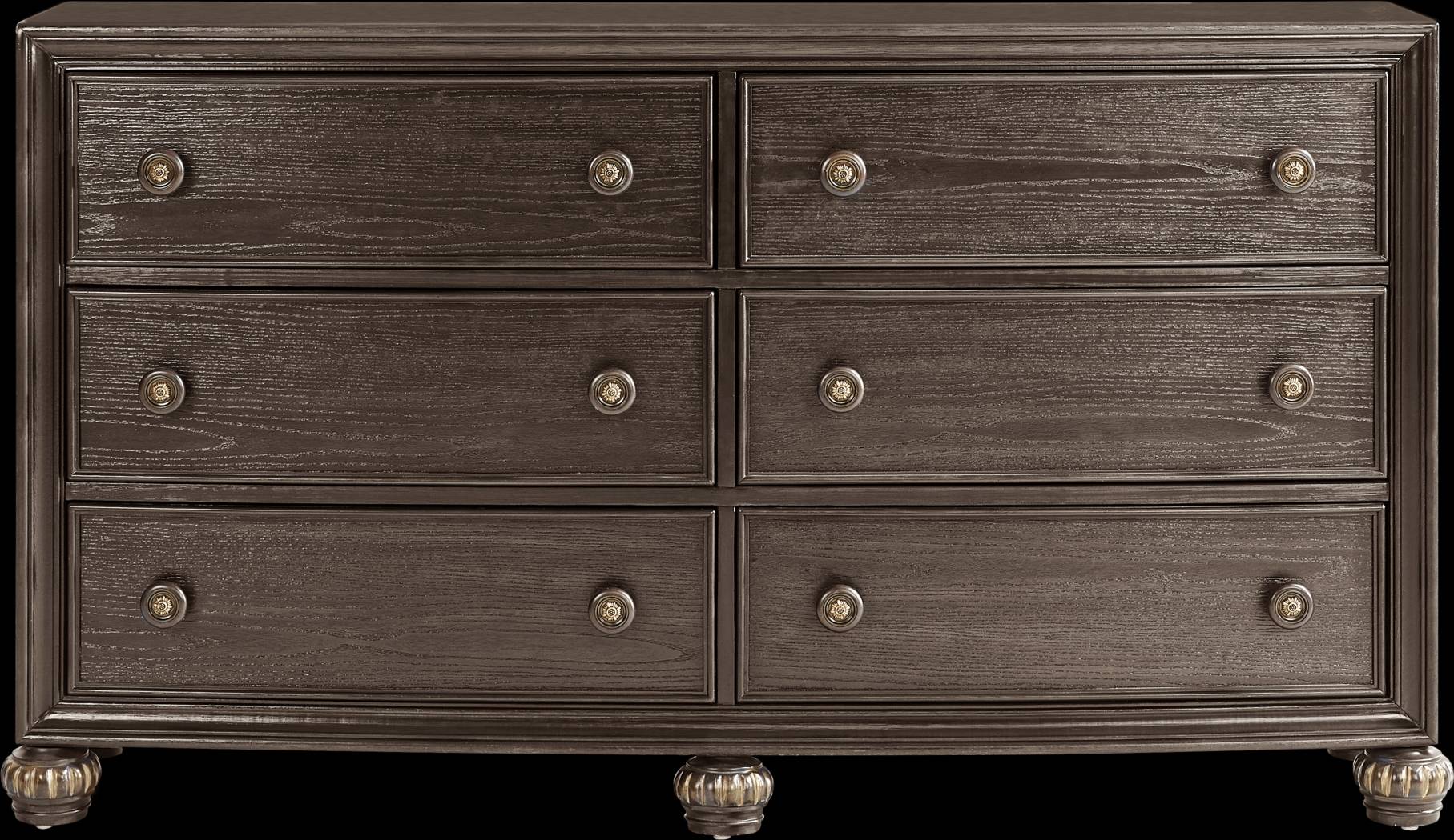 Augustine Brown 7 Pc Queen Arched Panel Bedroom - Thumbnail - Image 3