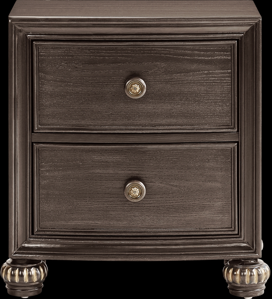 Augustine Brown 7 Pc Queen Arched Panel Bedroom - Thumbnail - Image 8