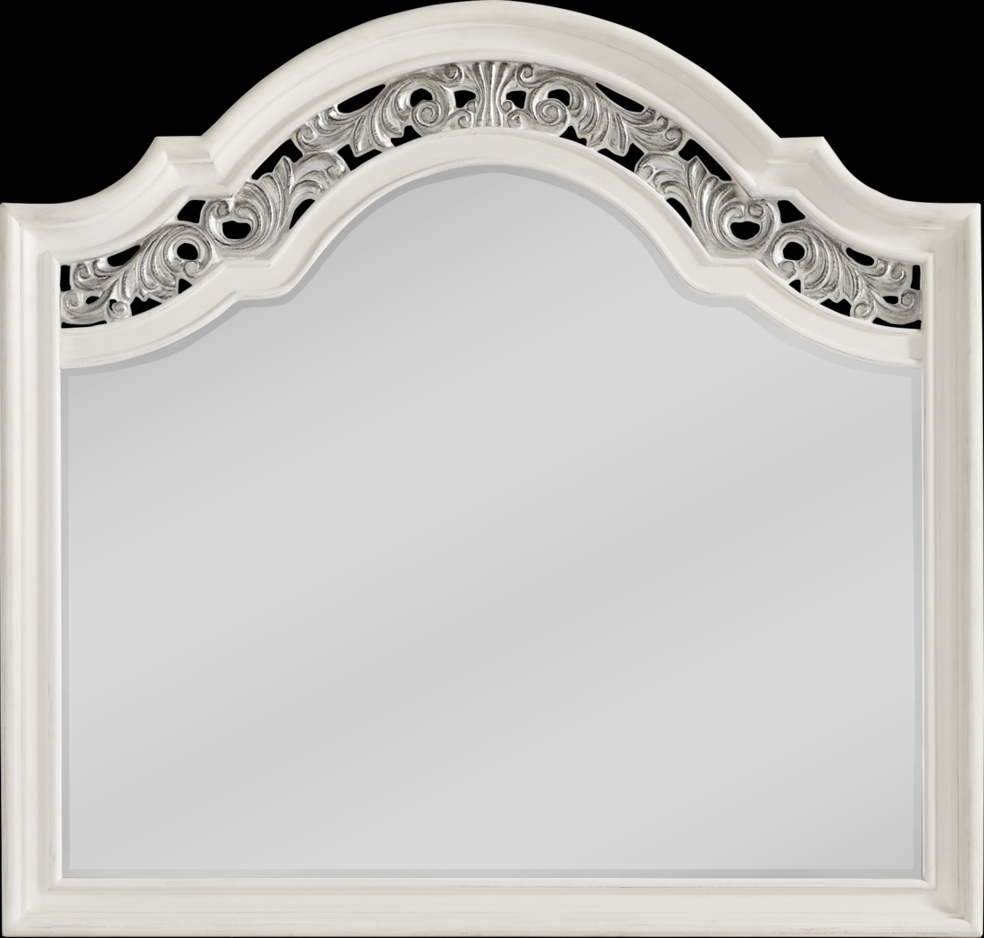 Augustine White Mirror - Thumbnail - Image 1