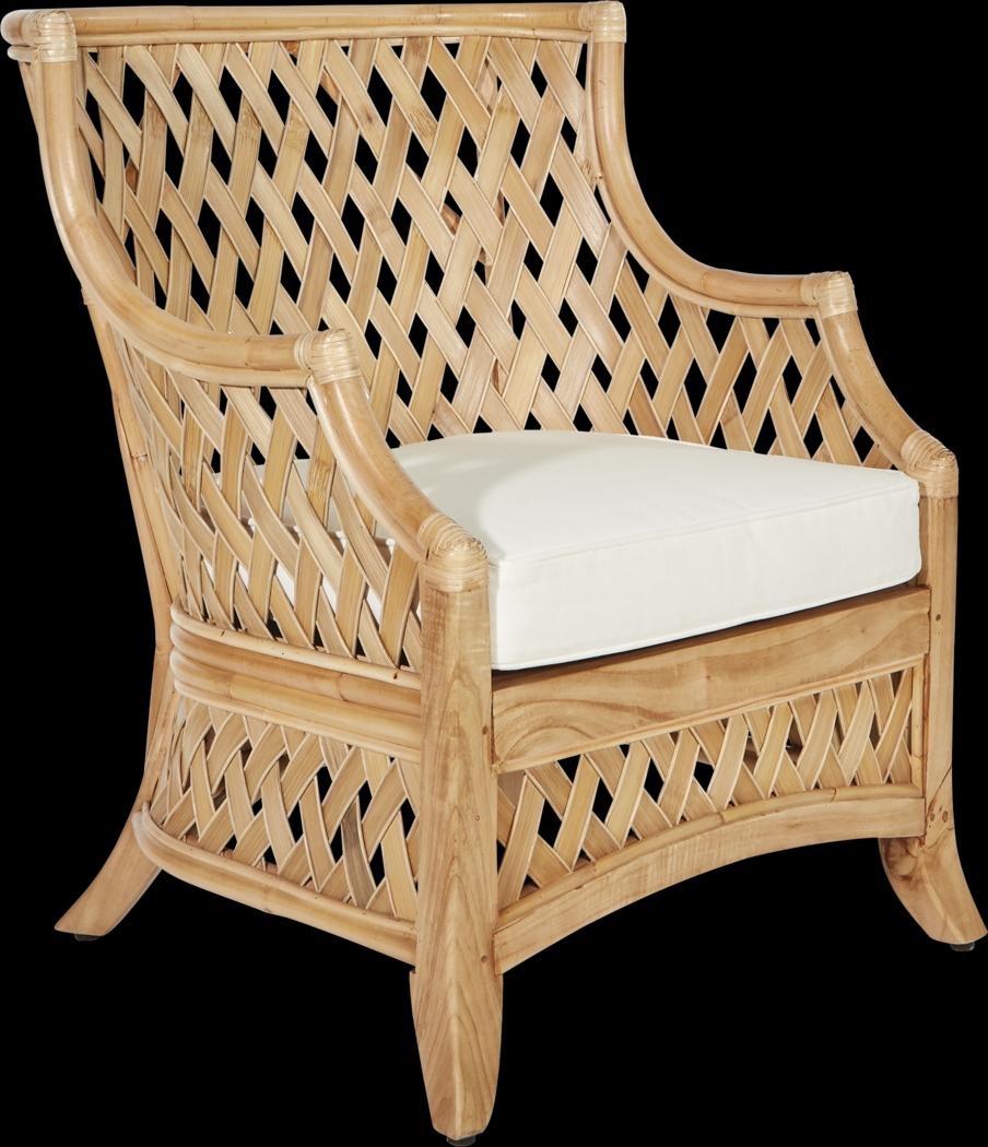 Auilee Natural Accent Chair - Thumbnail - Image 1