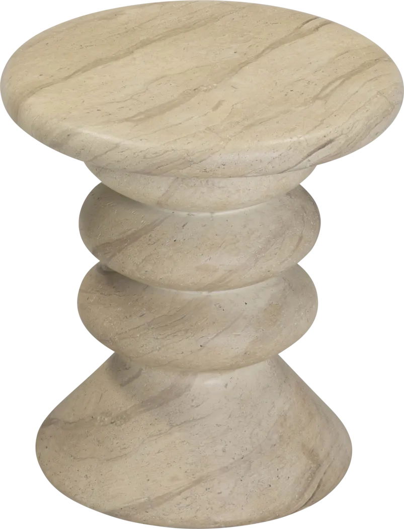 Aurabridge Outdoor Tan Side Table - Thumbnail - Image 3