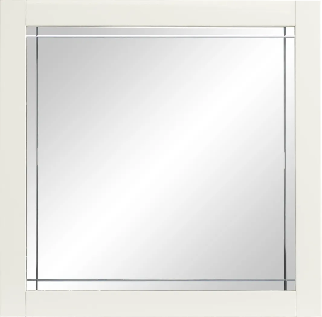 Auralight White 7 Pc King Panel Bedroom - Thumbnail - Image 17