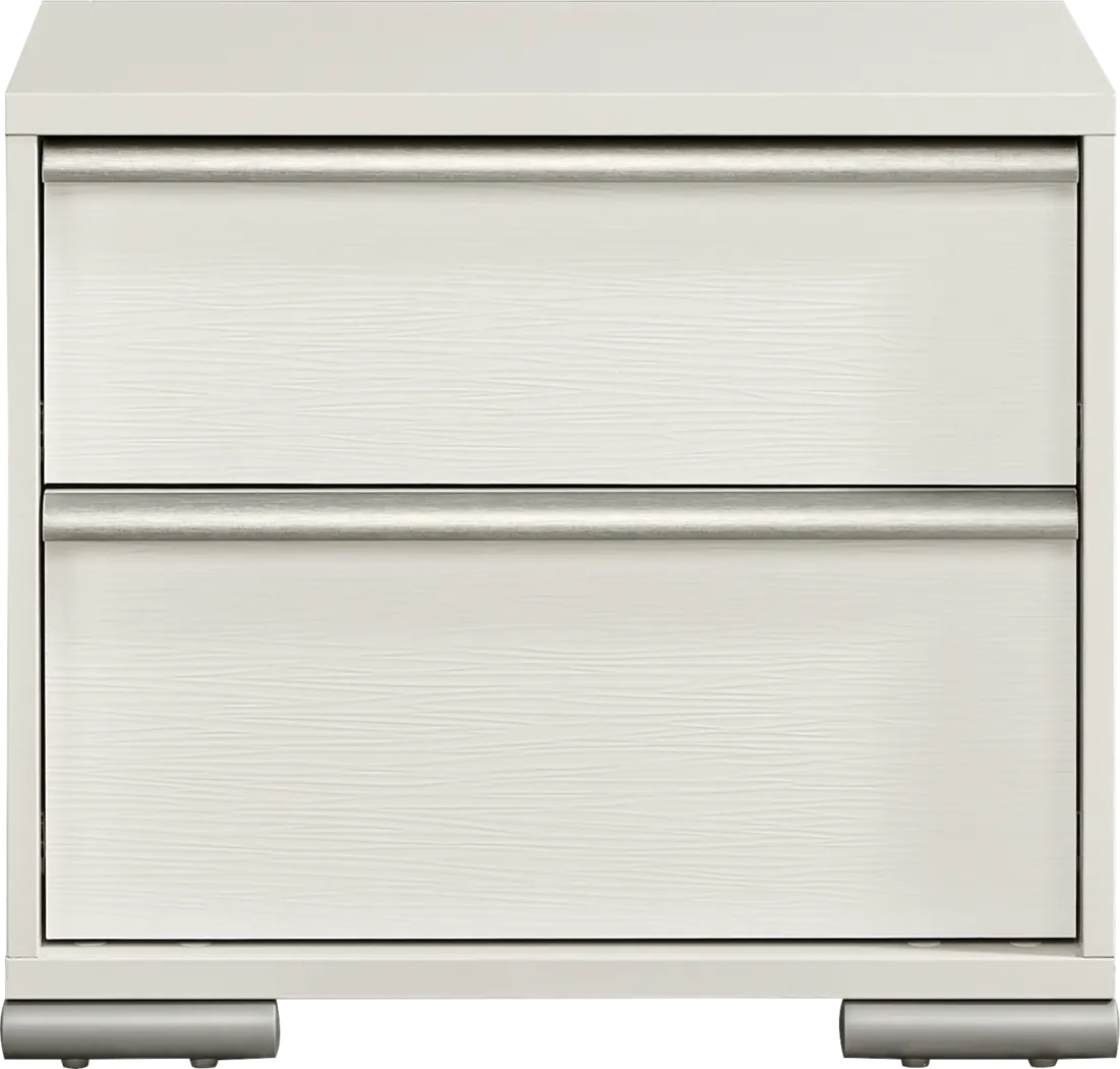 Auralight White 7 Pc King Panel Bedroom - Thumbnail - Image 14