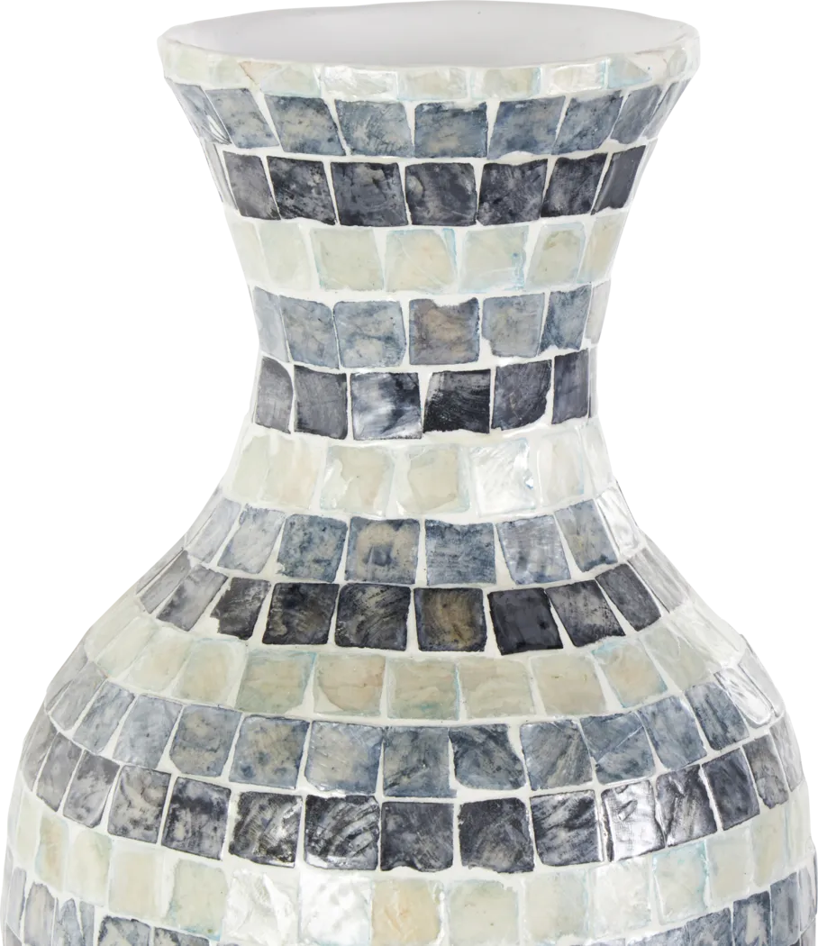 Aurapaw Blue Vase 7" x 7" x 20" - Thumbnail - Image 2
