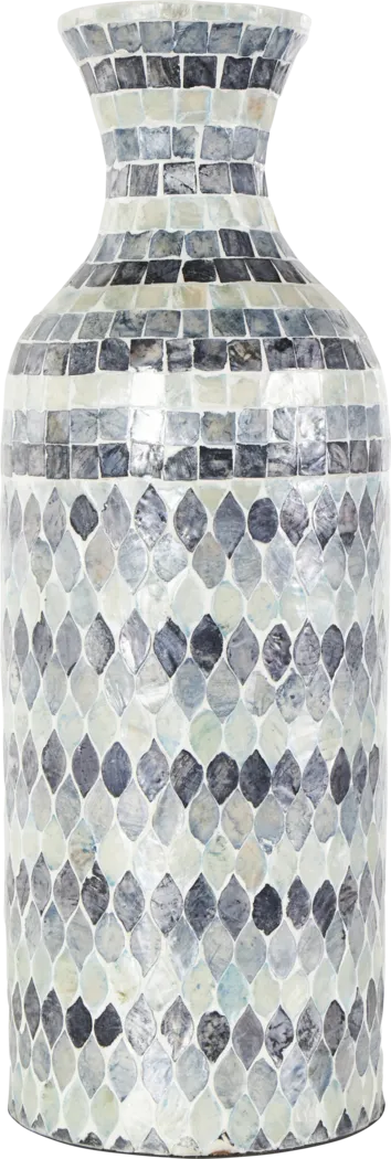 Aurapaw Blue Vase 7" x 7" x 20" - Thumbnail - Image 4