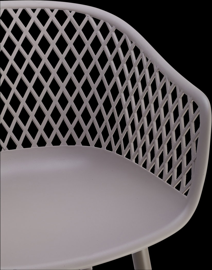 Auraria Gray Outdoor Arm Chair, Set of 2 - Thumbnail - Image 4