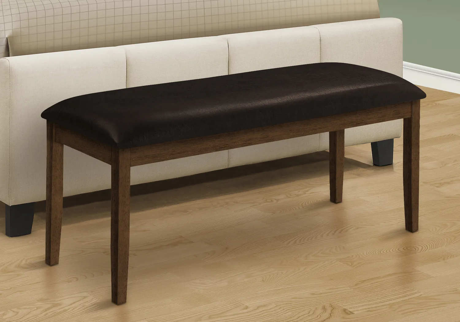 Aurastar Brown Dining Bench - Thumbnail - Image 3