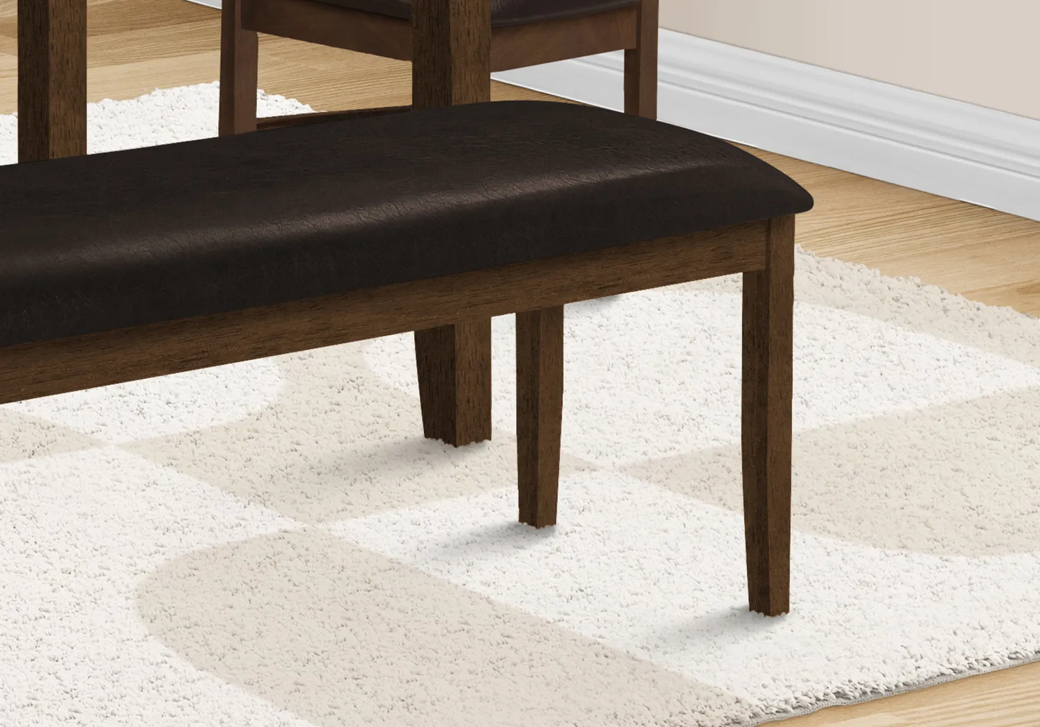 Aurastar Brown Dining Bench - Thumbnail - Image 4