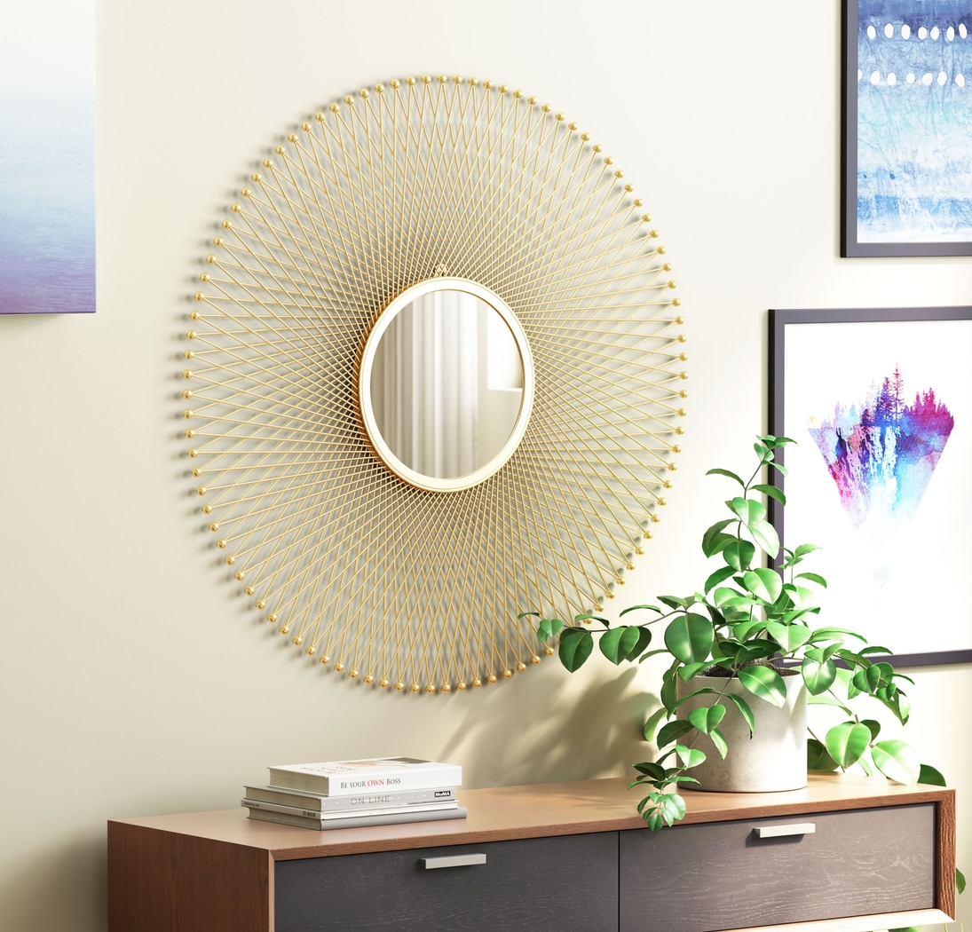 Aurele Gold Mirror - Thumbnail - Image 3