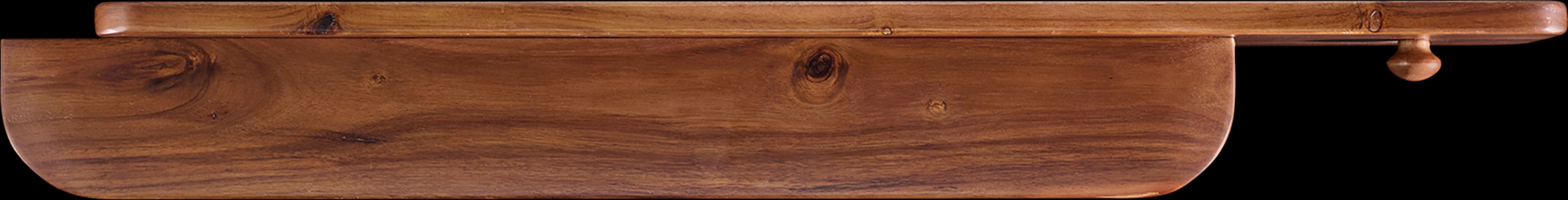 Aureli Brown Coat Hook with Shelf - Thumbnail - Image 8