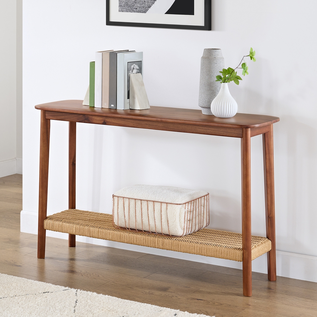 Aureli Brown Console Table - Thumbnail - Image 2