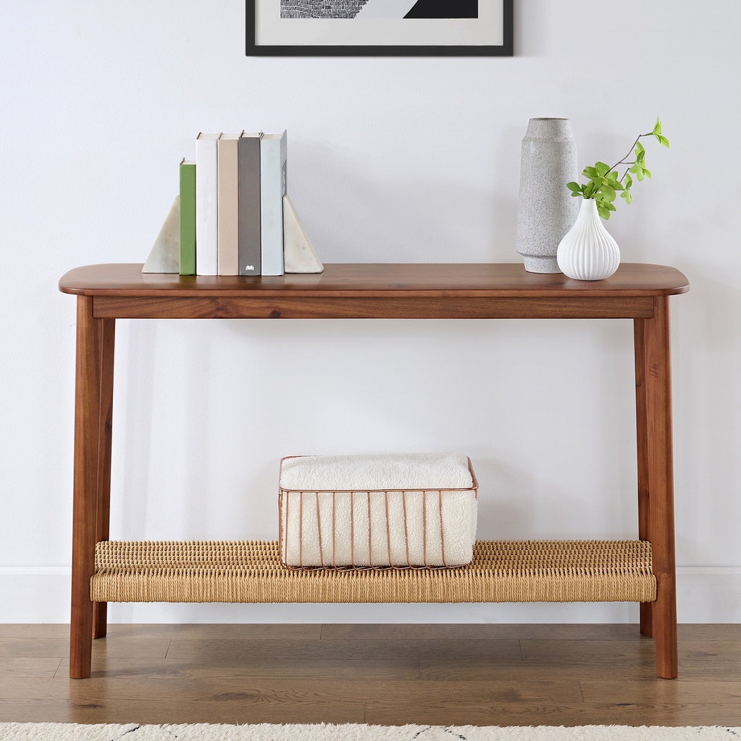 Aureli Brown Console Table - Thumbnail - Image 3