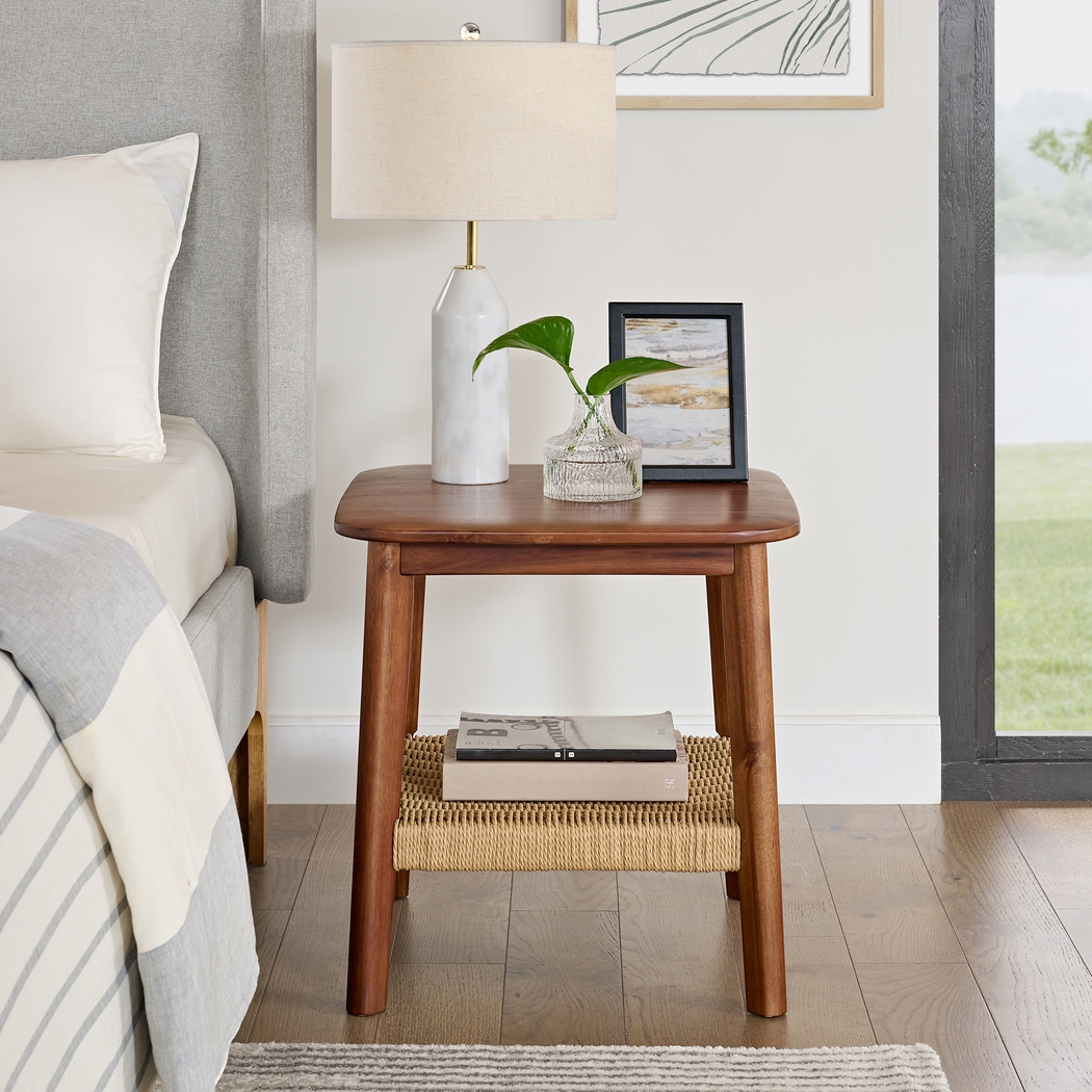 Aureli Brown End Table - Thumbnail - Image 3