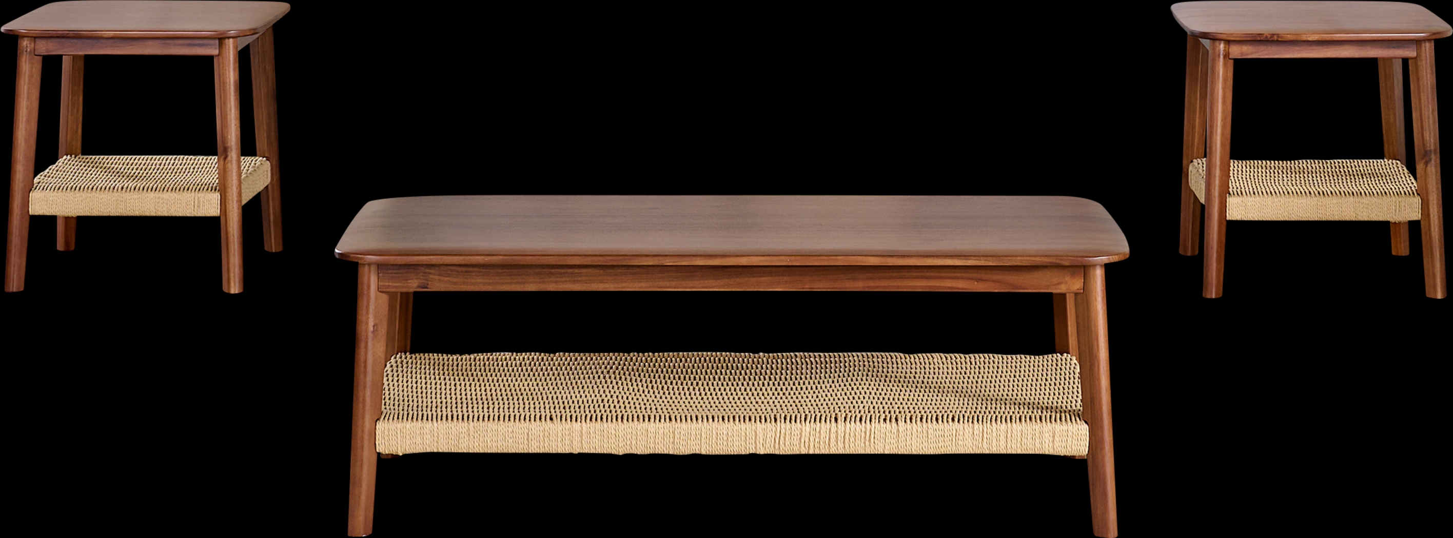 Aureli Cocktail and End Table, Set of 3 - Thumbnail - Image 1