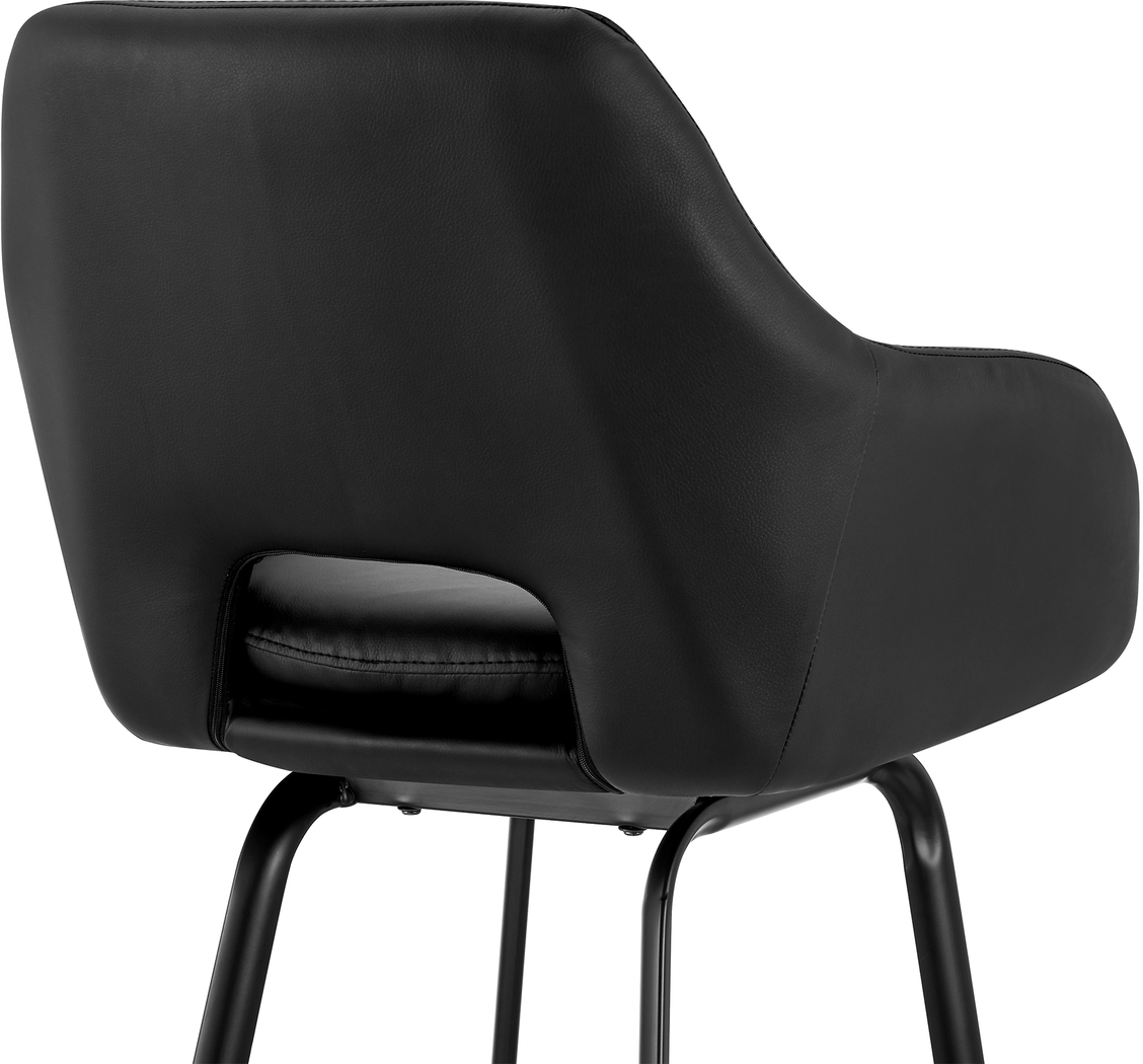 Aurenna I Black Counter Height Stool - Thumbnail - Image 7