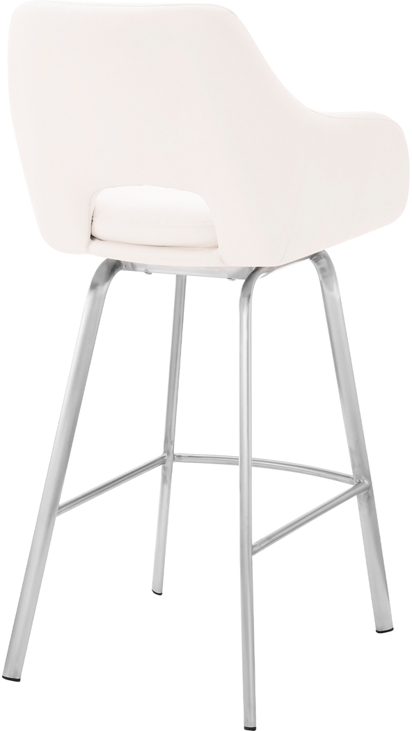 Aurenna II White Counter Height Stool - Thumbnail - Image 4